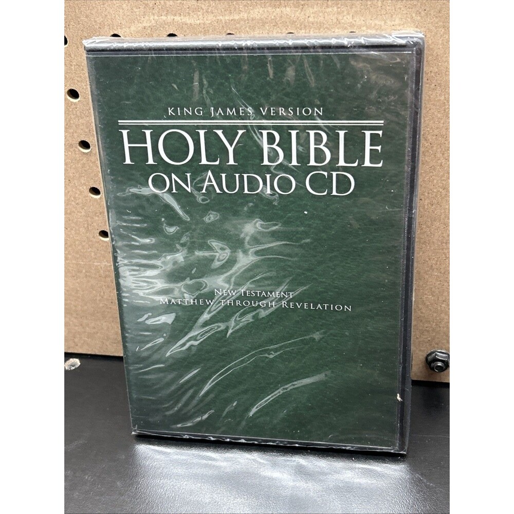 Holy Bible On Audio CD • KJV • New Testament: Mathew Through Revelation NEW